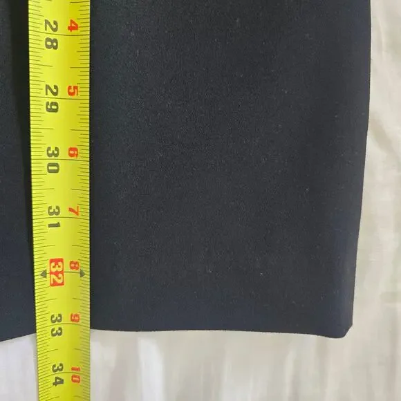 Alice + Olivia Black Eunice Vegan Leather Ruffle-sleeve Mini Dress Size 2 LBD - Picture 8 of 8